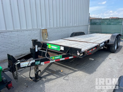 2022 Cronkite 3612HD 22 ft T/A Tilt Flat Bed Equipment Trailer
