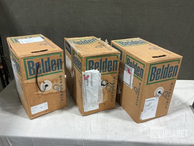 (6) Rolls of Belden 9275 009 Coax Cable