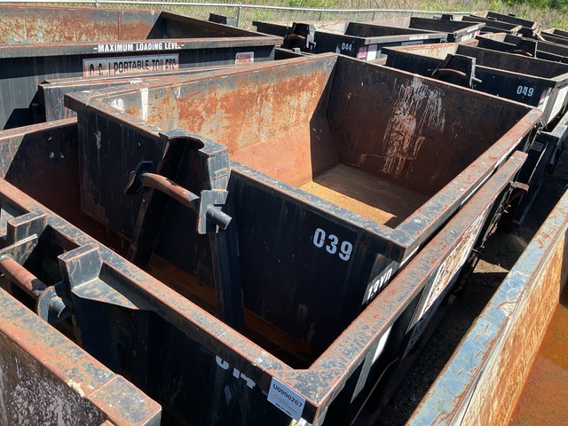 Quantity of (2) 12 ft 13 cyd Roll-Off Container