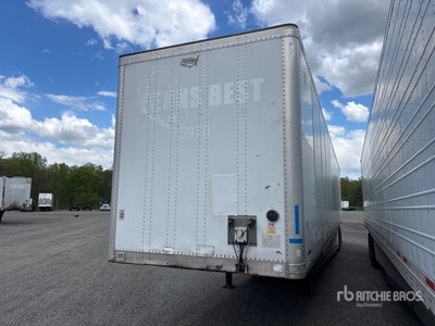 2013 Wabash DVCHPC 53 ft x 102 in T/A Van Trailer