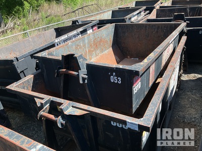 Quantity of (2) 12 ft 13 cyd Roll-Off Container