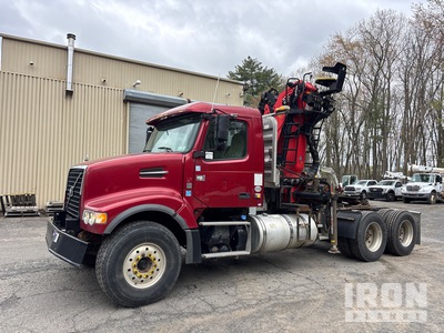 2011 Palfinger S260Z96 5300 kg Knuckle Boom on 2011 Volvo VHD 6x4 Camión Grúa