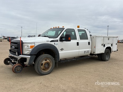 2015 Ford F-550 XL 4x4 Crew Cab Hi Rail Utility Truck