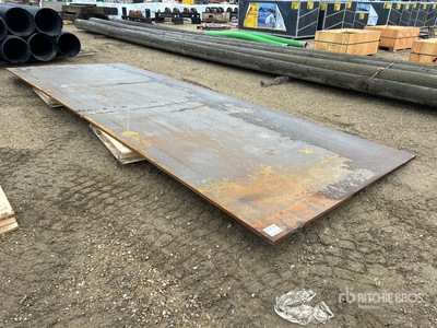 20 ft x 1 in Heavy Duty Steel Floor & Road Plate