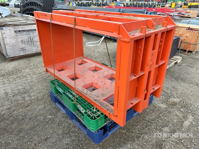 5 Ft Lego-Style Interlocking Concrete Block Mold - Heavy-Duty Form