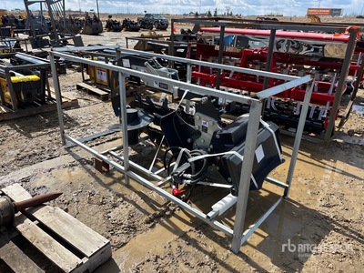 40 in Heavy-Duty Mini Skid Steer Trencher