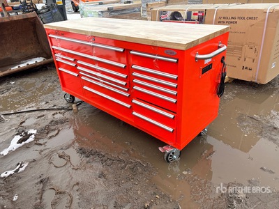 6 ft 17-Drawer Fatboy مقعد العمل