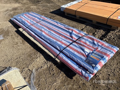 Quantity of (20) 12 ft Clear Polycarbonate Siding (Unused)