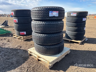 Quantity of (4) Kapsen 385/65R22.5 Tires (Unused)
