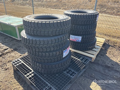 Quantity of (8) Kapsen 235/75R17.5 Commercial Semi Truck & Bus Tires