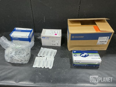 (6) Packages of Oral Syringes, (40) Boxes of Luer-Lock Syringes & Assorted Items