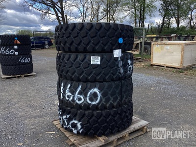 (4) Michelin 16.00R20 Tires w/Wheels