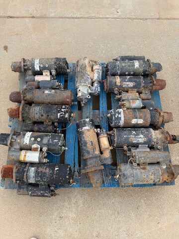 Lot of 26- HMMWV Starter Cores M SERIES WILL SHIP ON 2 PALLTETS  42X42X12  400LBS AND 350 LBS