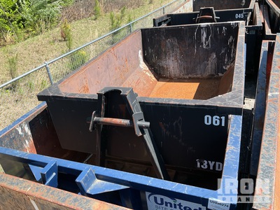 Quantity of (2) 12 ft 13 cyd Roll-Off Container