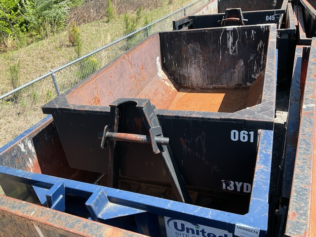 Quantity of (2) 12 ft 13 cyd Roll-Off Container
