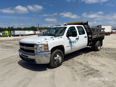 2008 Chevrolet Silverado 3500 HD 4x4 Crew Cab Camión Caja Abierta