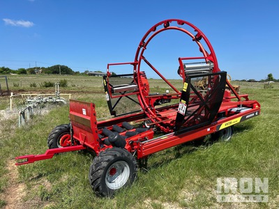 2024 Anderson IFX720 20 ft Tow-Behind Hydraulic Gas powered bale wrapper. Bale Wrapper