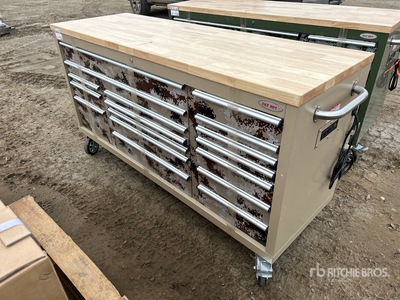 6 ft 17-Drawer Fatboy Workbench