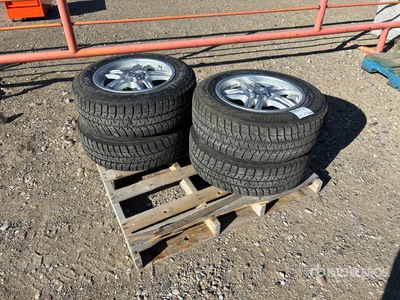 Quantity of (4) Bridgestone 225/65R17 Tires