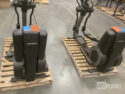 (2) Life Fitness Ellipticals