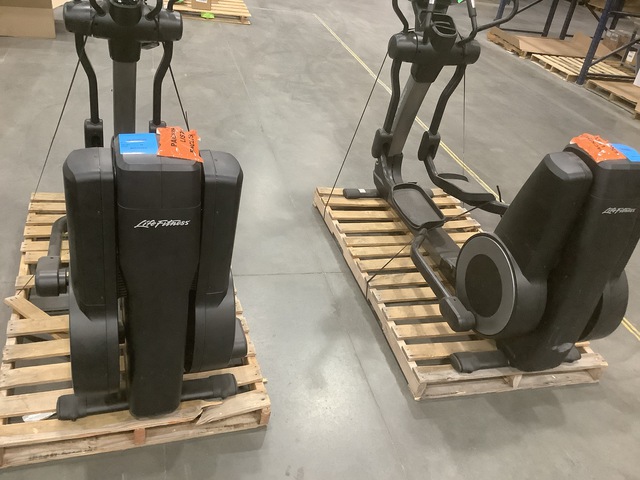 (2) Life Fitness Ellipticals
