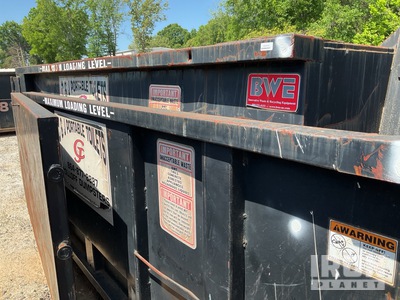 Quantity of (2) 12 ft 13 cyd Roll-Off Container