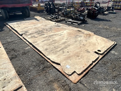 Quantity of (3) Steel Plates