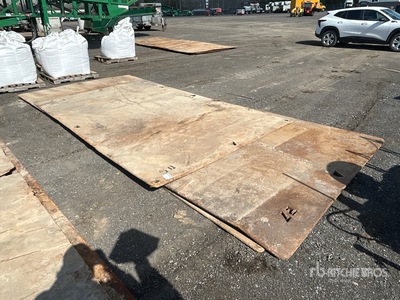 Quantity of (3) Steel Plates