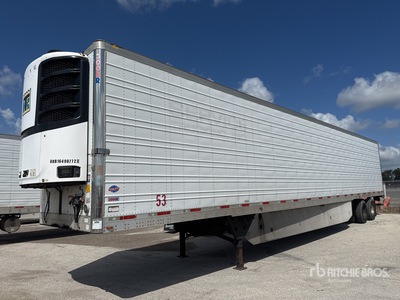 2016 Utility 3000R 53 ft x 102 in T/A Refrigerated Trailer