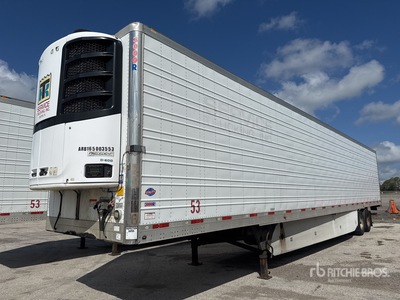 2016 Utility 3000R 53 ft x 102 in T/A Refrigerated Trailer