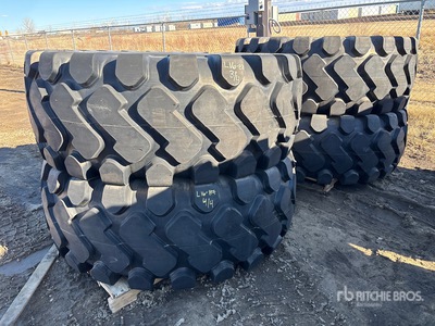 Quantity of (4) Beaver 29.5x25 Tires (Unused)