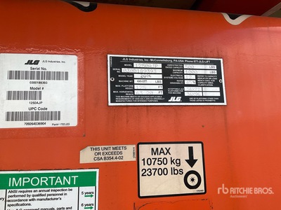 2014 JLG 1250AJP Articulating Boom Lift