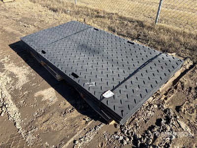 Quantity of (8) 4 ft x 8 ft Rubber Matting