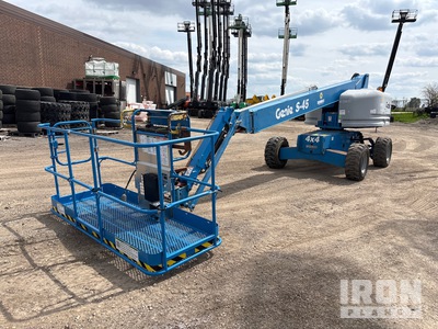 2017 Genie S45 4WD Diesel Telescopic Boom Lift