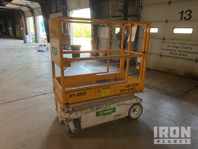 2017 Hybrid HB-1230 Electric Elevador de tijera