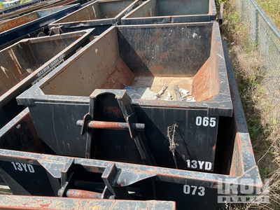 Quantity of (2) 12 ft 13 cyd Roll-Off Container