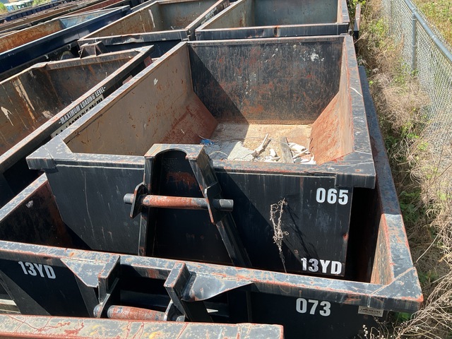 Quantity of (2) 12 ft 13 cyd Roll-Off Container