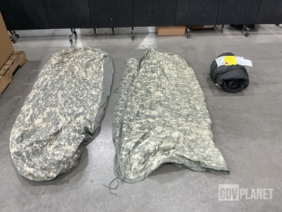 (51) Poncho Liners, (39) Bivy Covers, (5) Sleeping Bags & (1) Stuff Sack