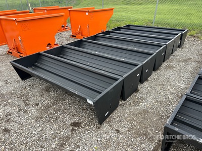 Quantity of (7) 2025 Kit Containers CF-90-V2025 Livestock Feeder