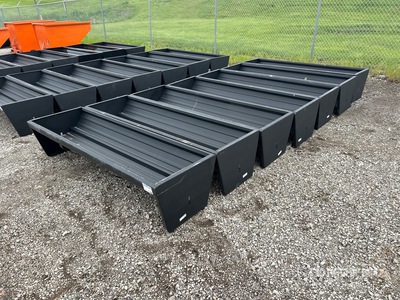 Quantity of (7) 2025 Kit Containers CF-90-V2025 Livestock Feeder