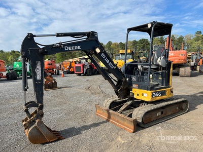 2020 John Deere 26G Mini escavatore