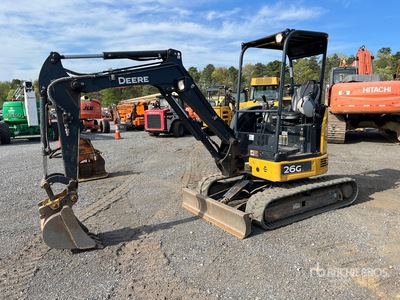 2021 John Deere 26G Mini escavatore