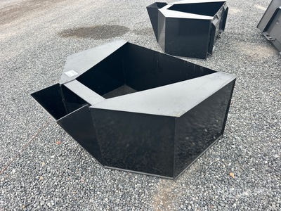 2025 Kit Containers QT-CB-075 0.75 cyd Concrete Placement Skid Steer Bucket (Unused)