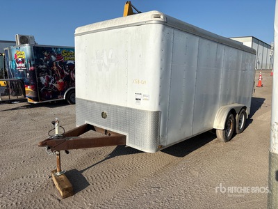 2016 VT716 15 ft T/A Enclosed Trailer