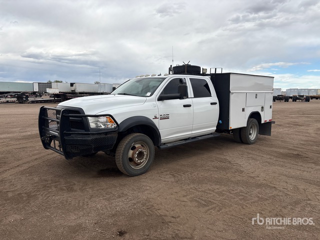 2014 Ram 5500 4x4 Crew Cab Utility Truck