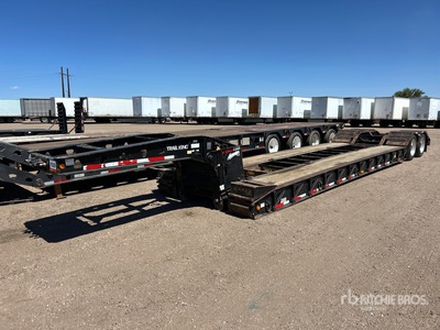 2005 Trail King TK70HDG T/A Removable Gooseneck Lowboy Trailer