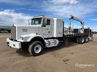 Unic UR504-A2 10000 lb Straight Boom on 1998 Kenworth C500B 6x4 Sleeper Camión Grúa
