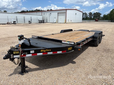 2024 Big Tex 14EH-20D3A-MRBK 20 ft T/A Remolque caja abierta