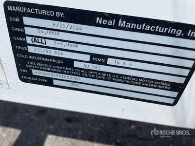 2024 Neal T/A (2) Remolque con carrete