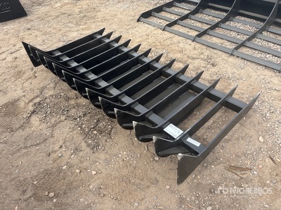 2025 Kit Containers QT-RR-70 70 in Skid Steer Root Rake
